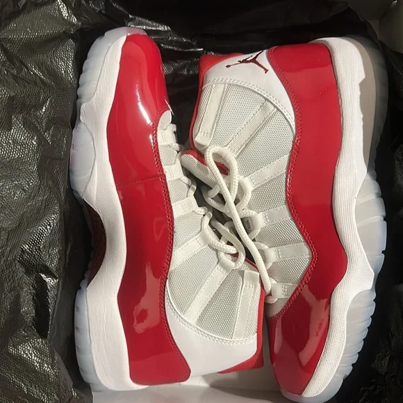 Size 11.5 Cherry 11s Jordan’s Brand New in Box Air Jordan XI Cherry, Brand new in box, size 10 and 11.5  main image 3